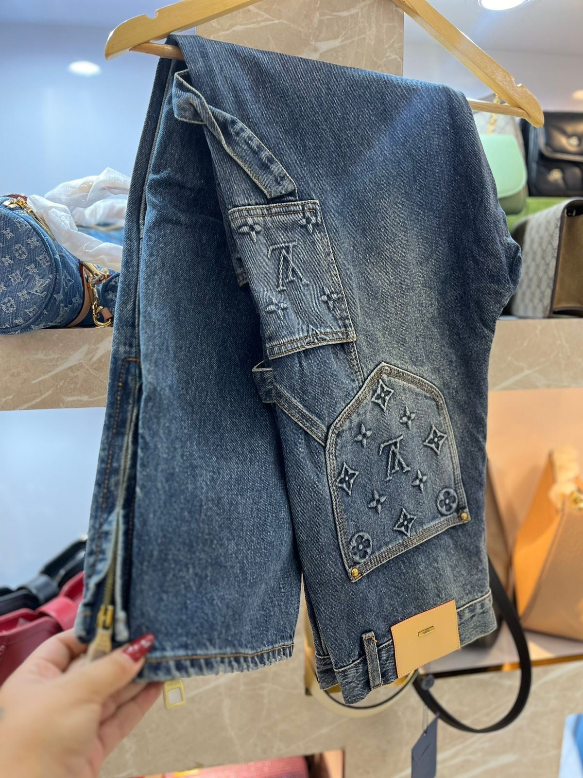CARPENTER DENIM JEANS DUNKEL WASH