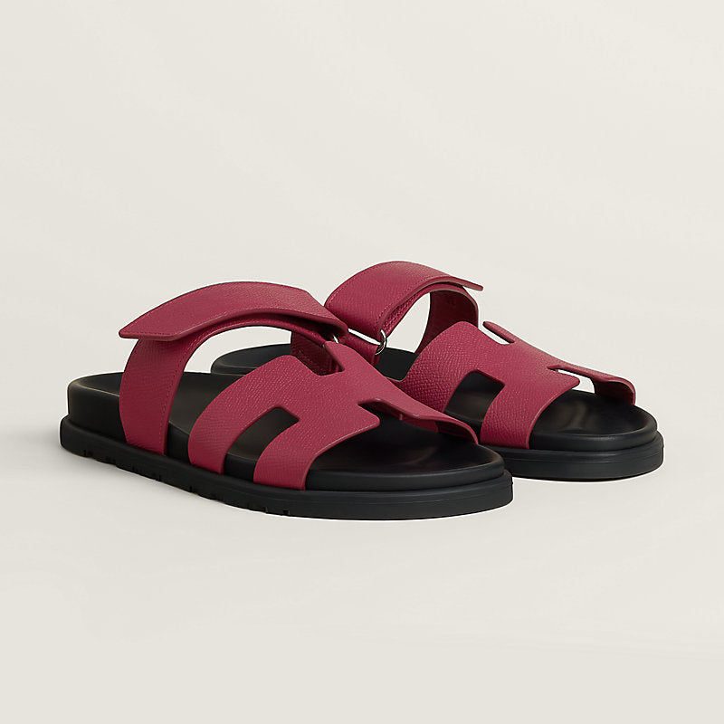 Chypre Sandalen Kirschrot