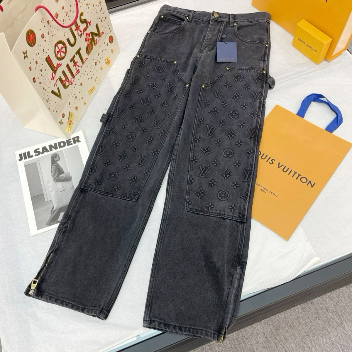 CARPENTER DENIM JEANS SCHWARZ