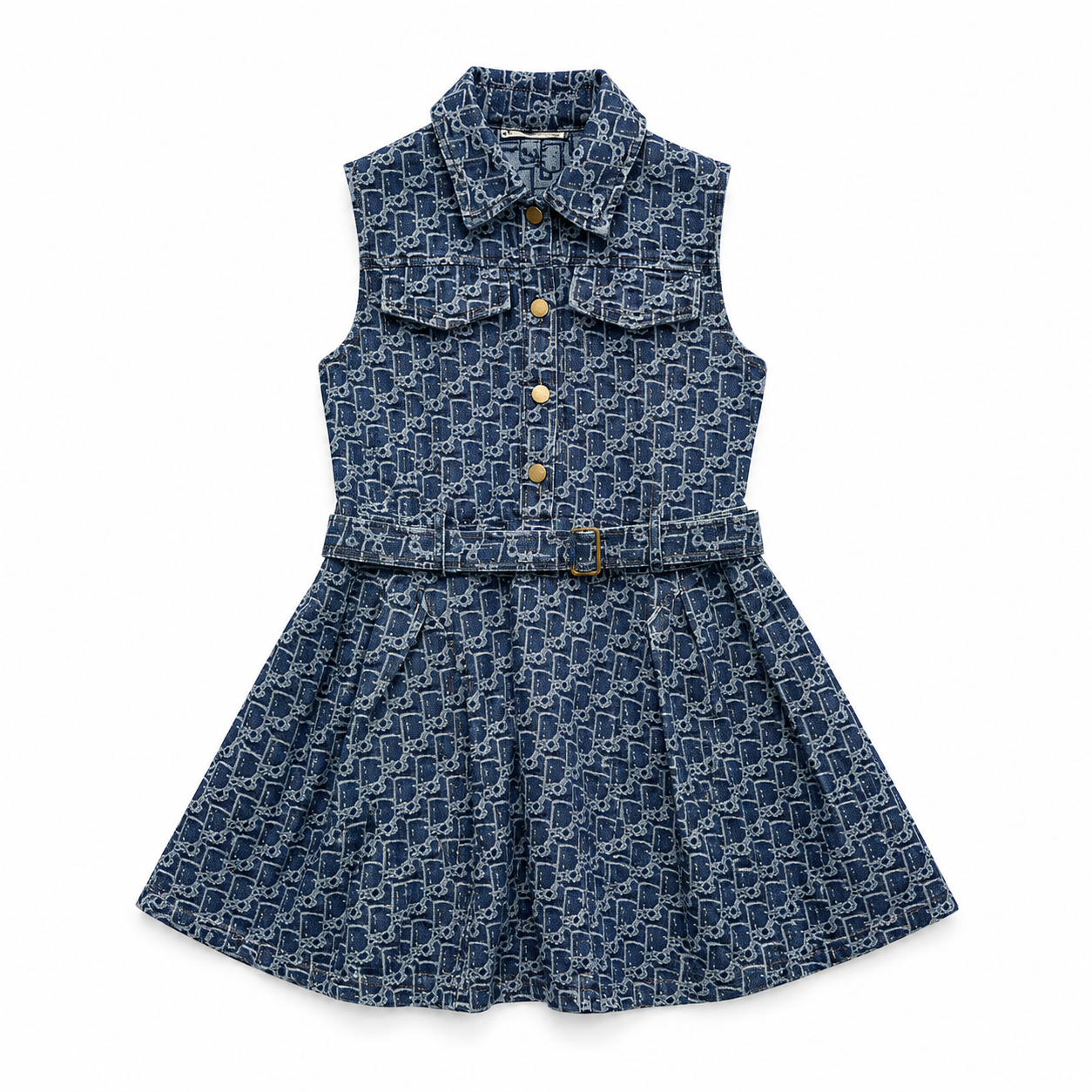 DENIM KLEID
