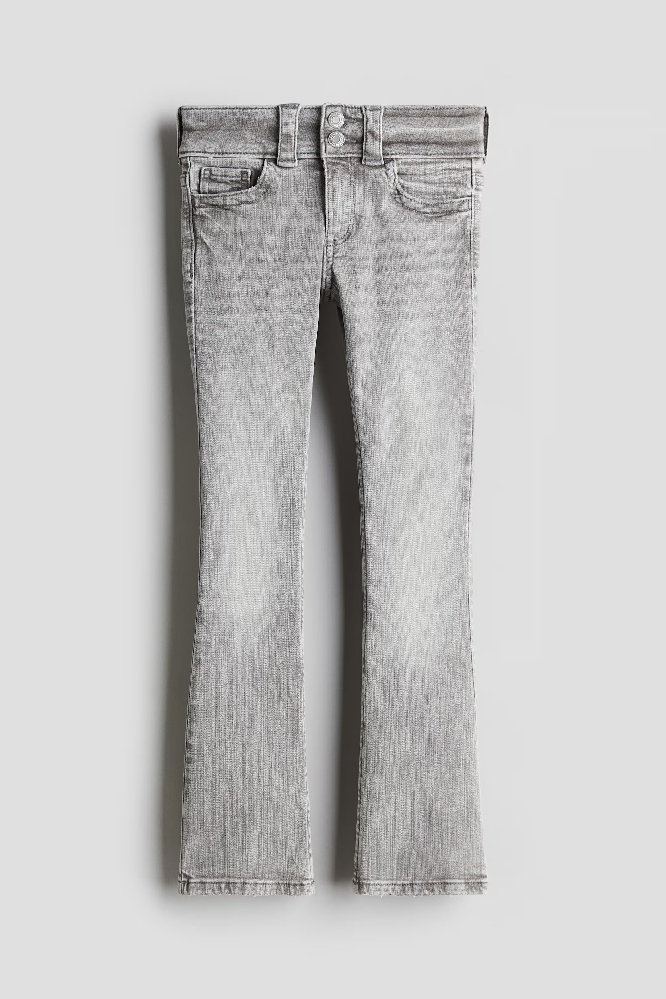 Bootcut Jeans in grau