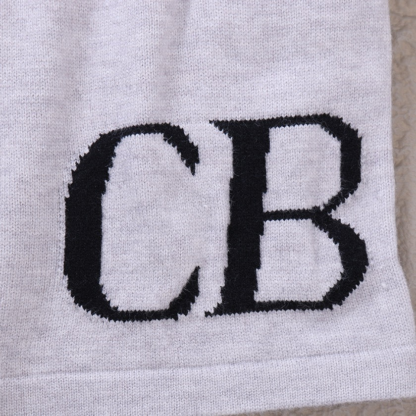 "CB" Shorts Grau