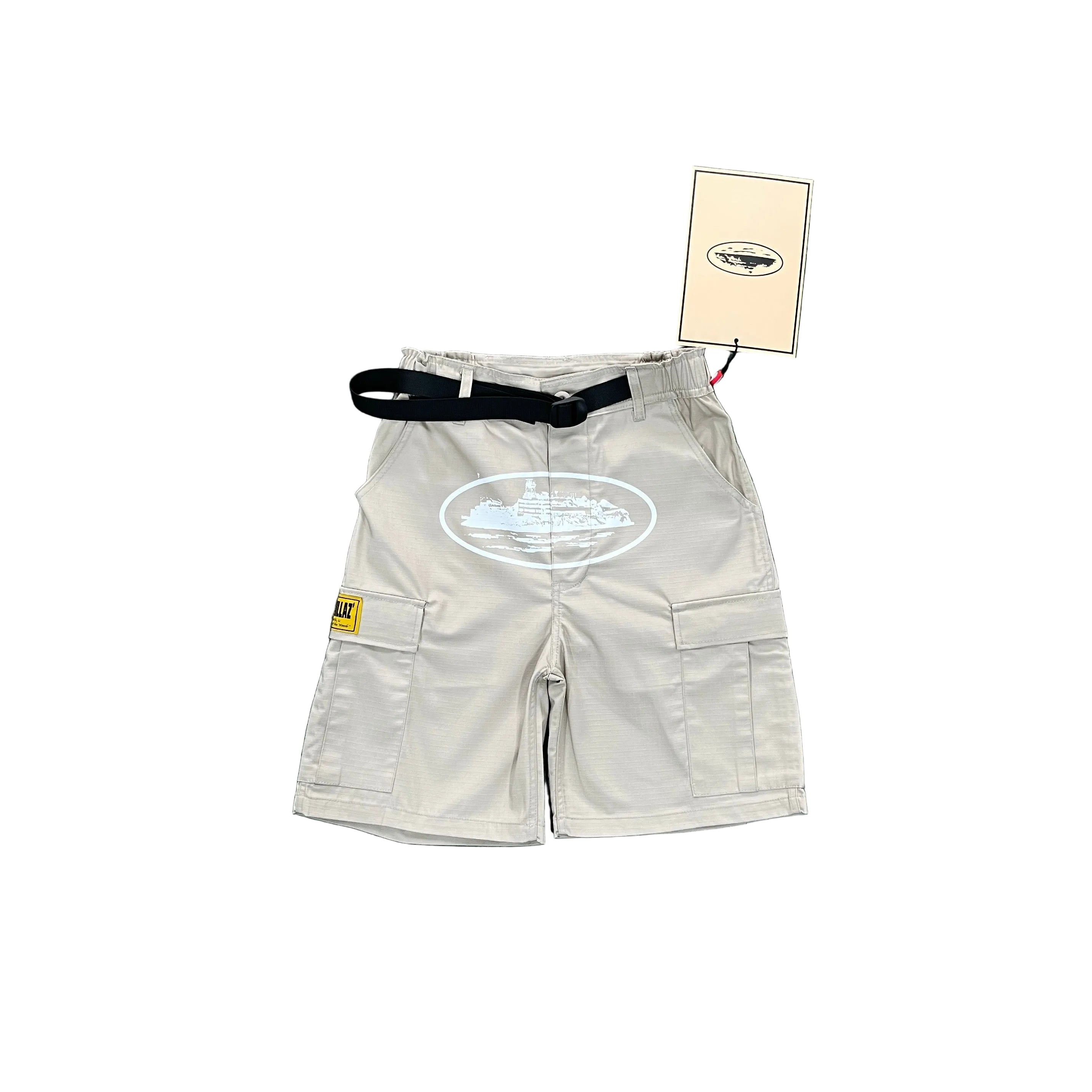"Alcatraz" Cargo Shorts Beige