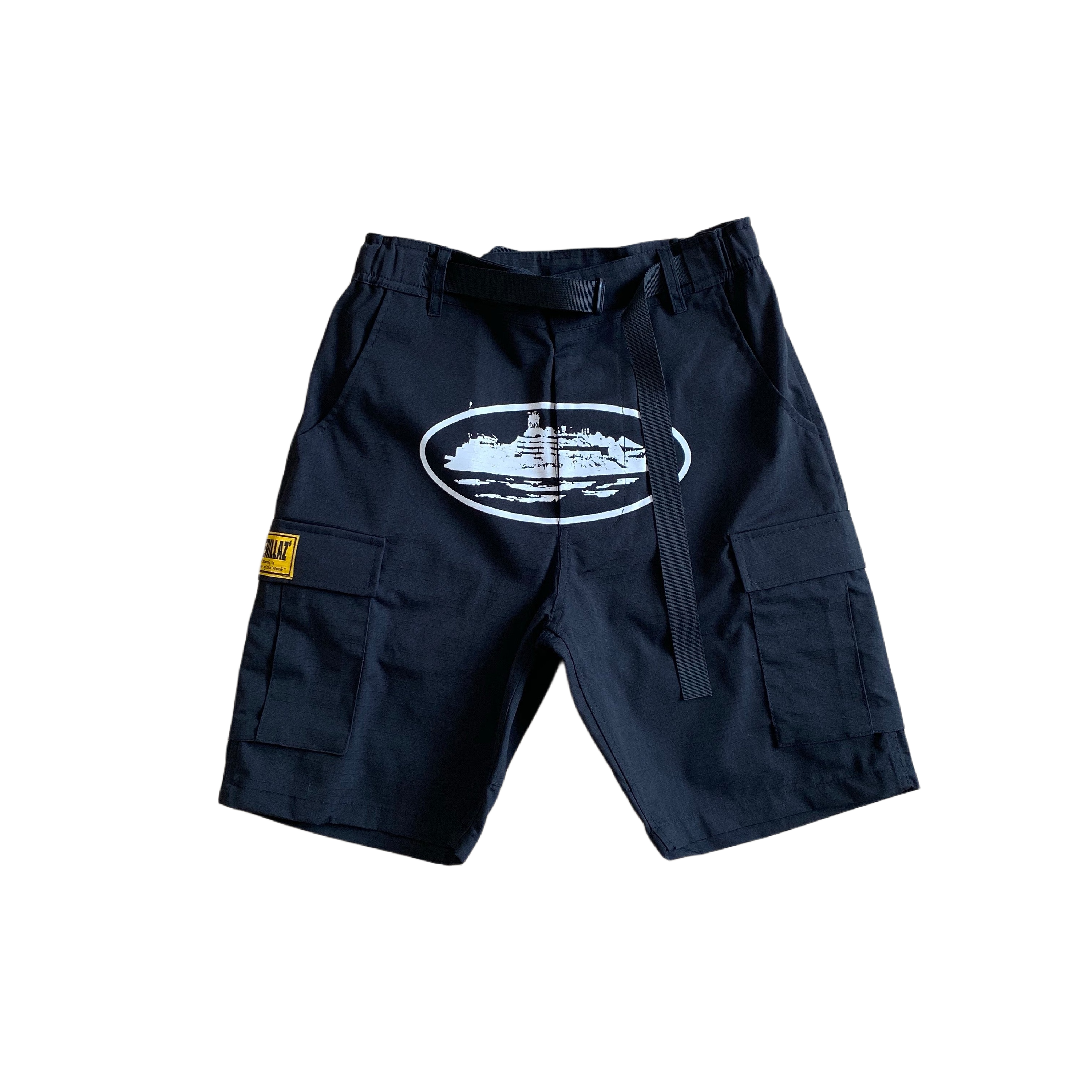 "Alcatraz" Cargo Shorts Schwarz