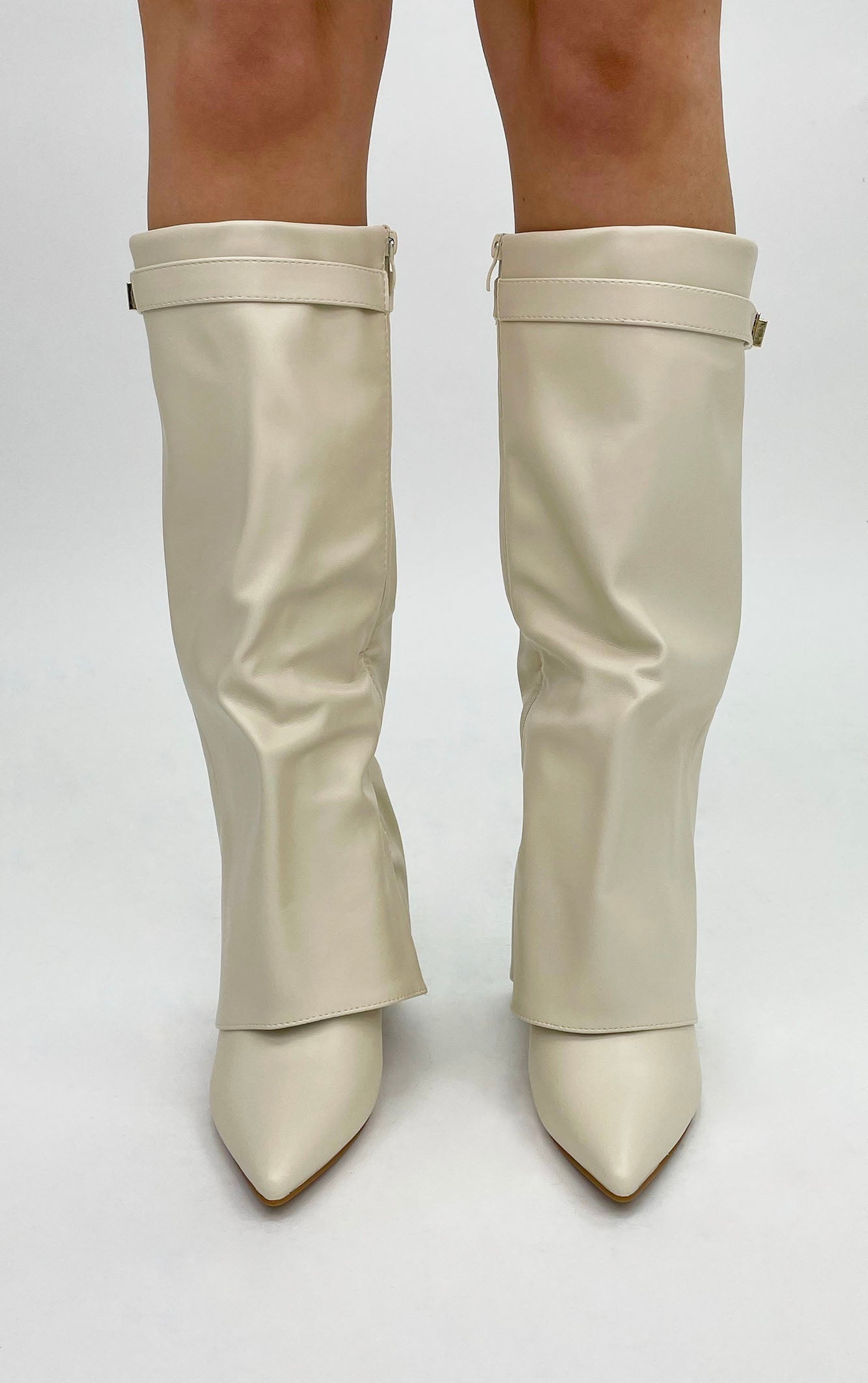 Shark Boots Kunstleder - Weiß