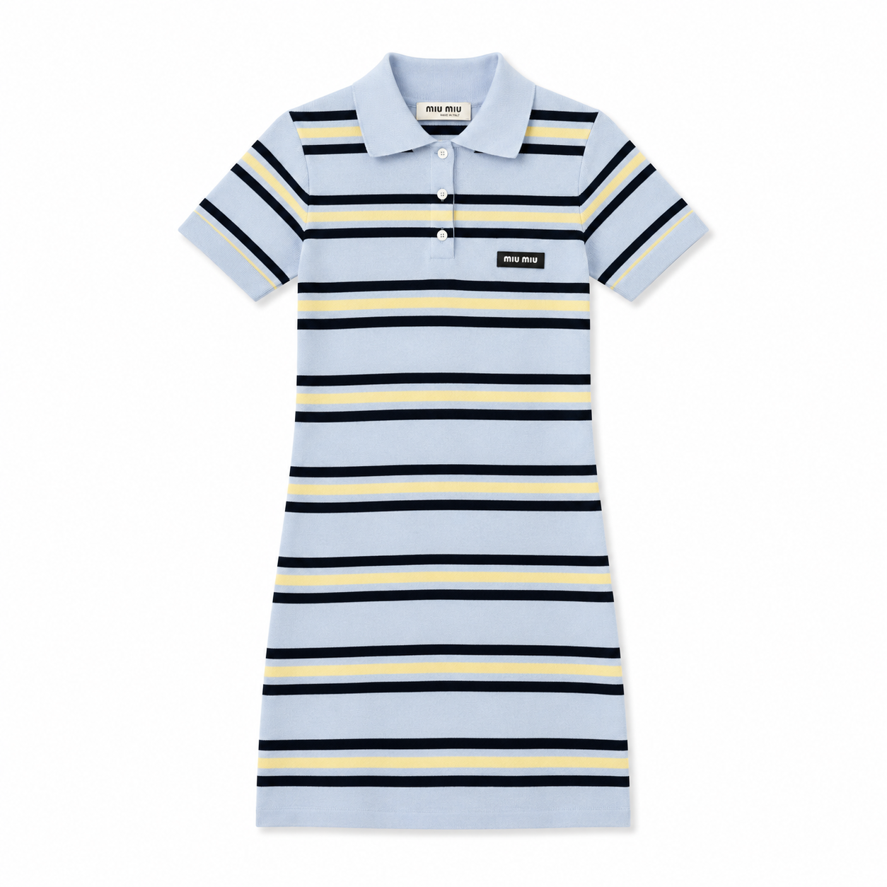 MIUÉ BLAU POLO KLEID