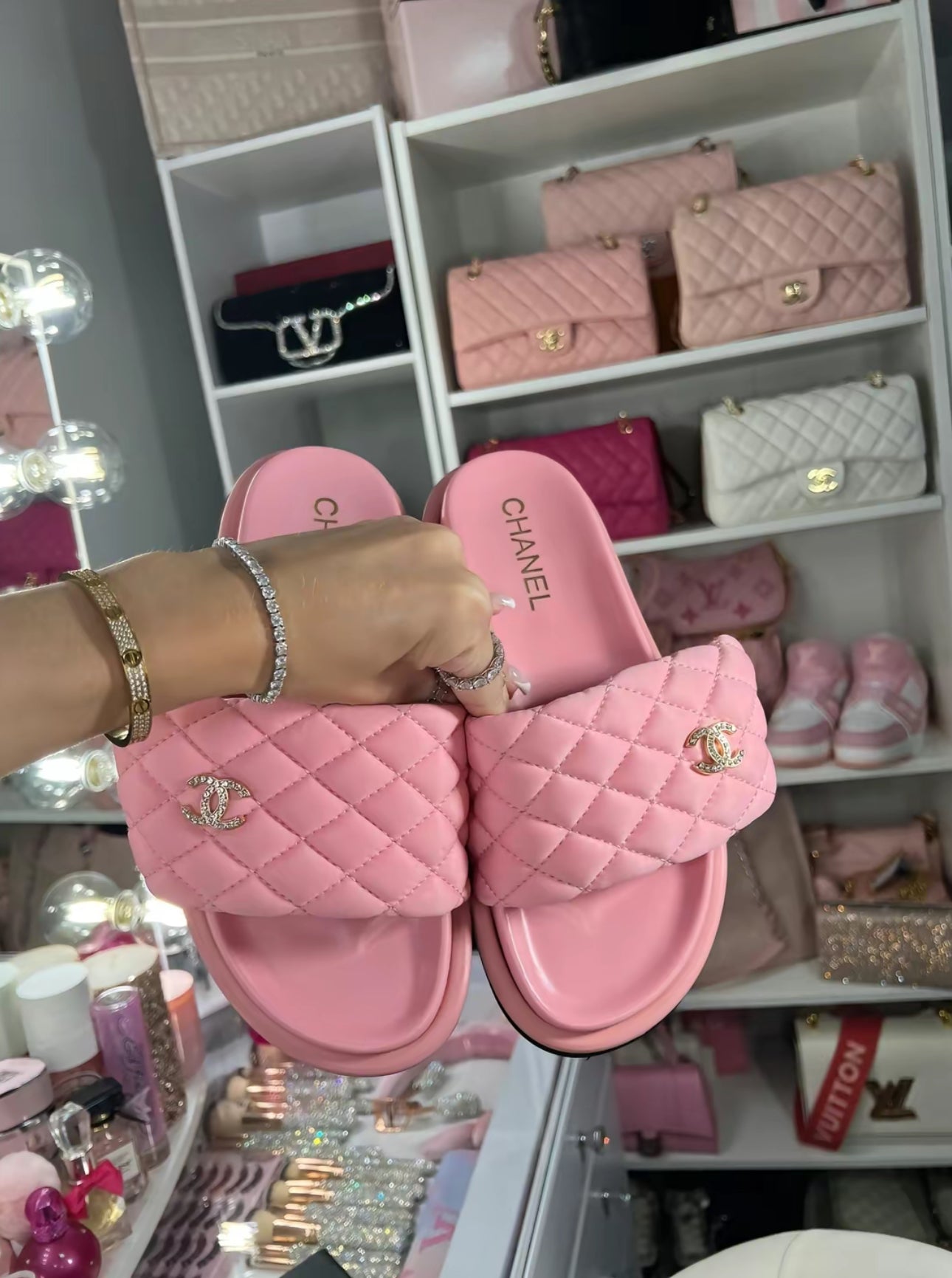Pink Sandalen