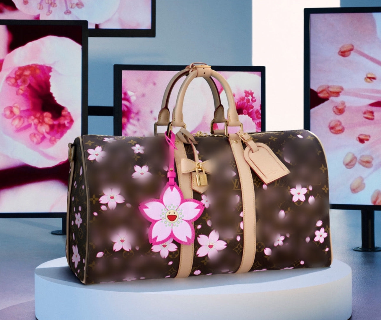 Kirschblüten 45 Reisetasche