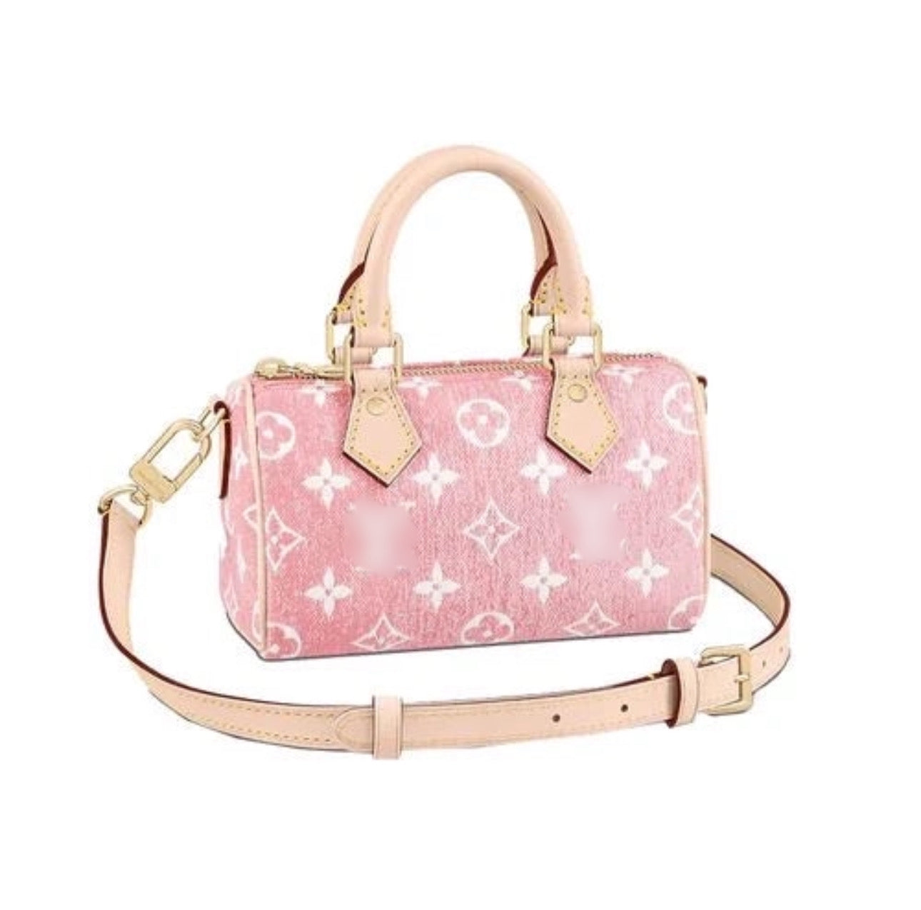 Rosa Denim Mini Reisetasche