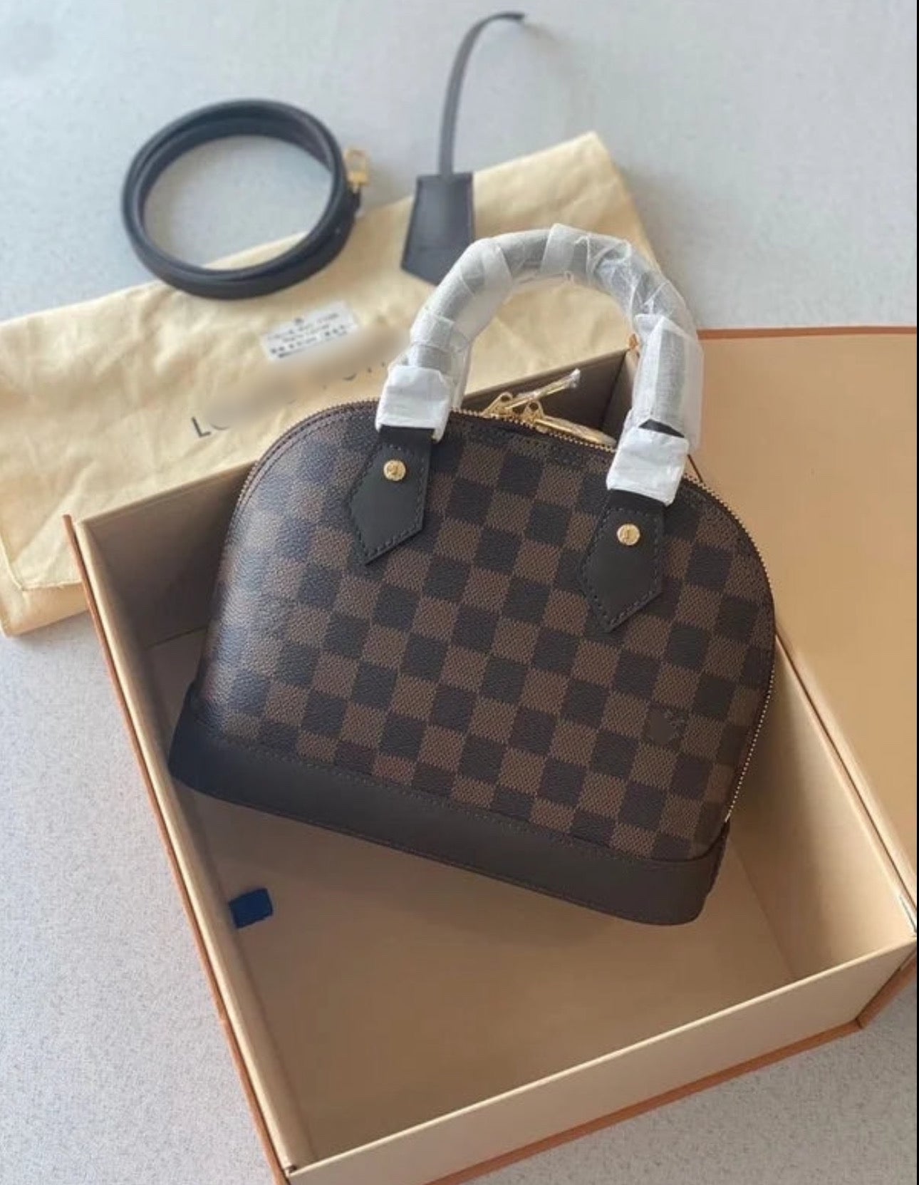 Chloé Dunkelbraun Tasche