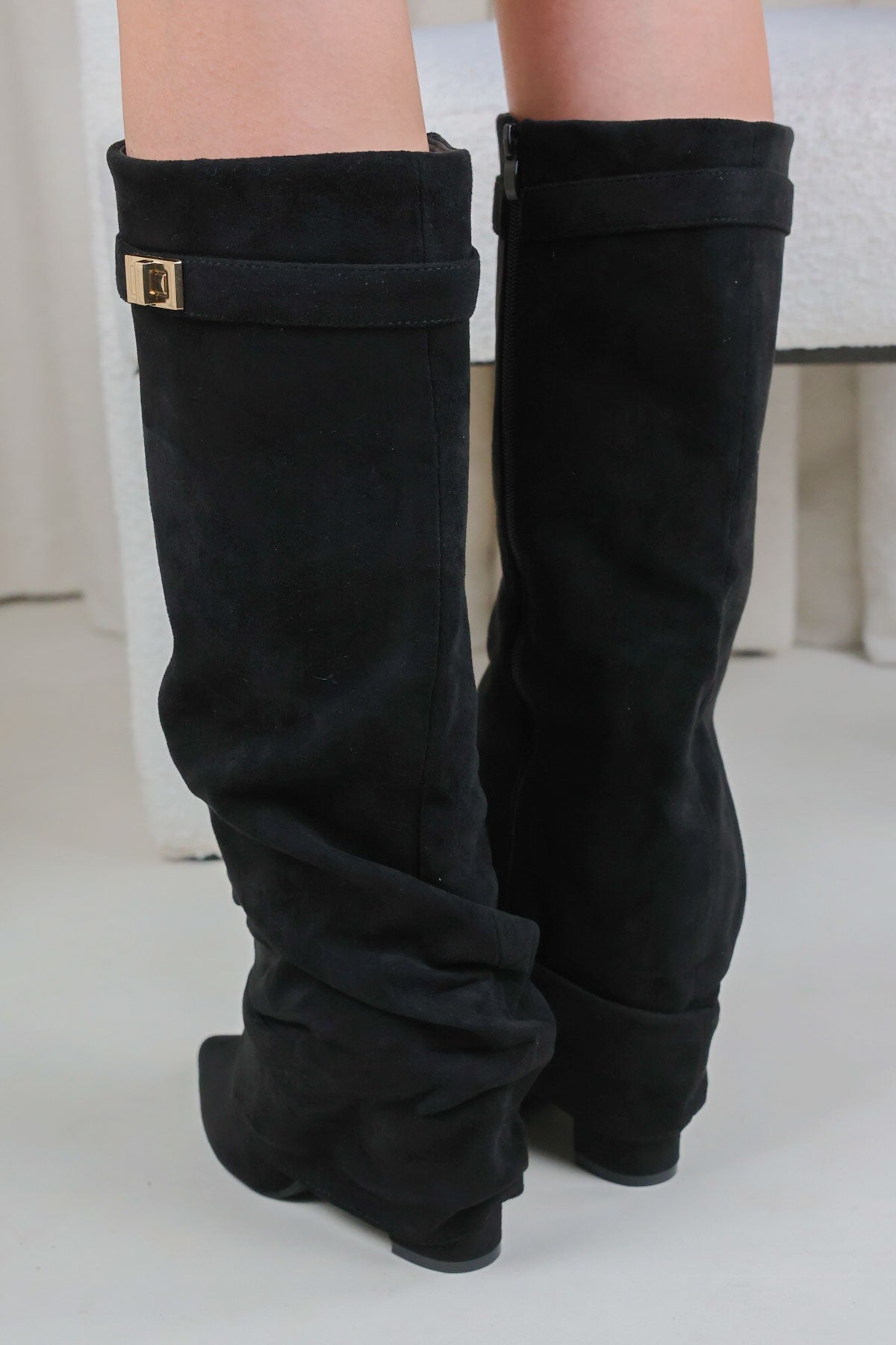 Shark Boots Slouch - Schwarz