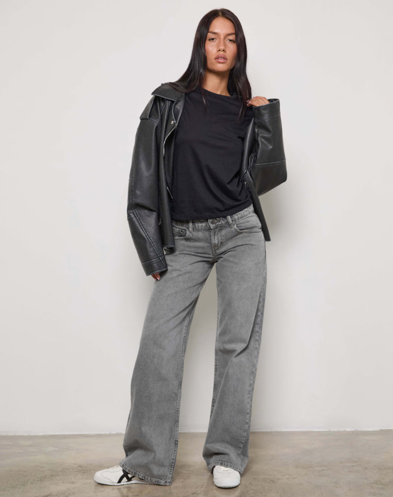 BIA Jeans mit niedriger Taille