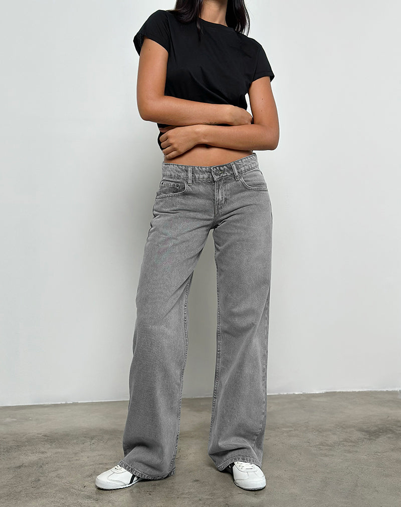 BIA Jeans mit niedriger Taille