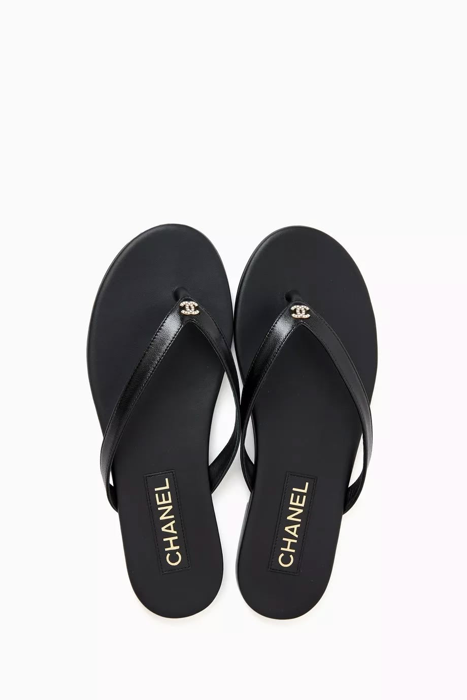 NEL SCHWARZE FLIP FLOPS