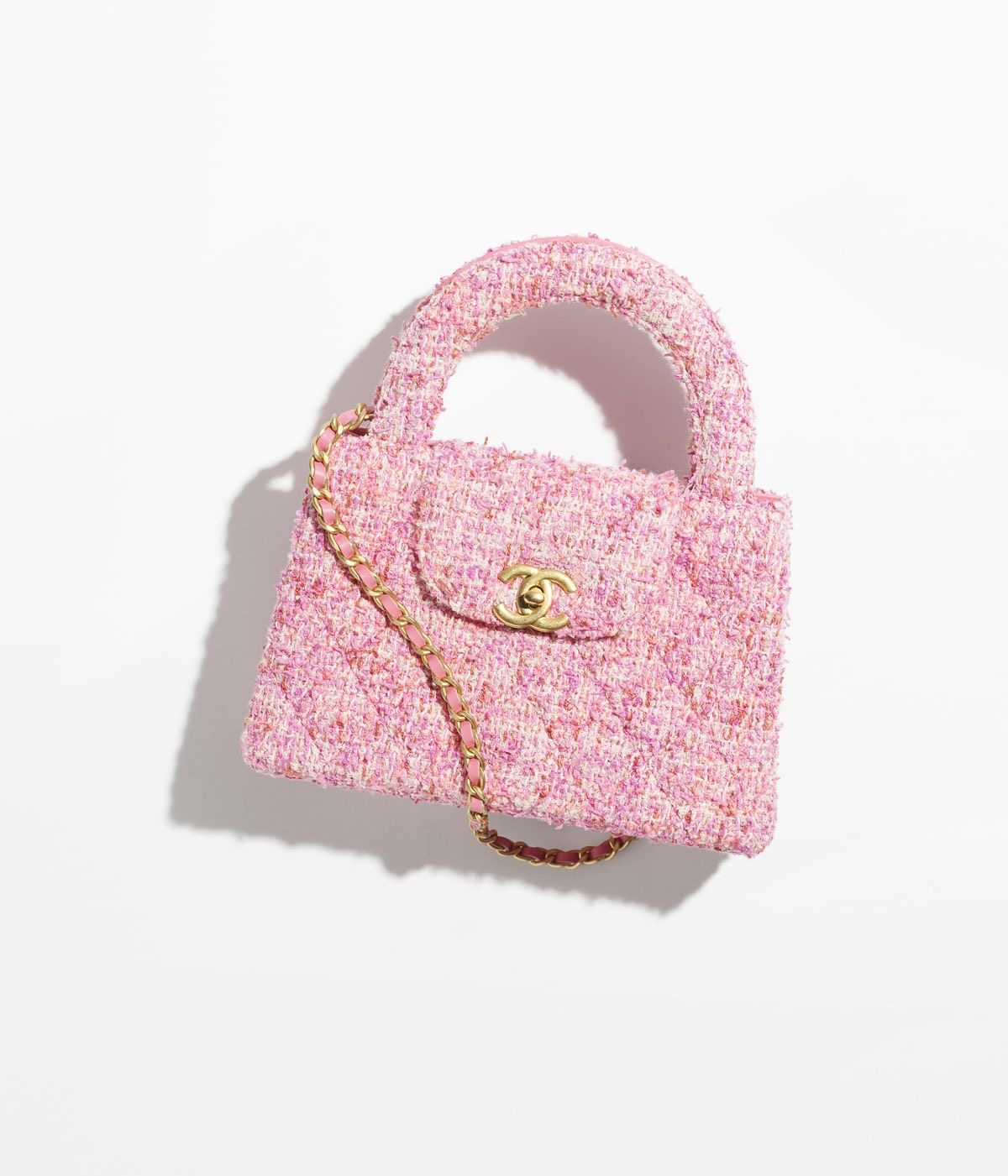 Pink Tweed Kels Tasche