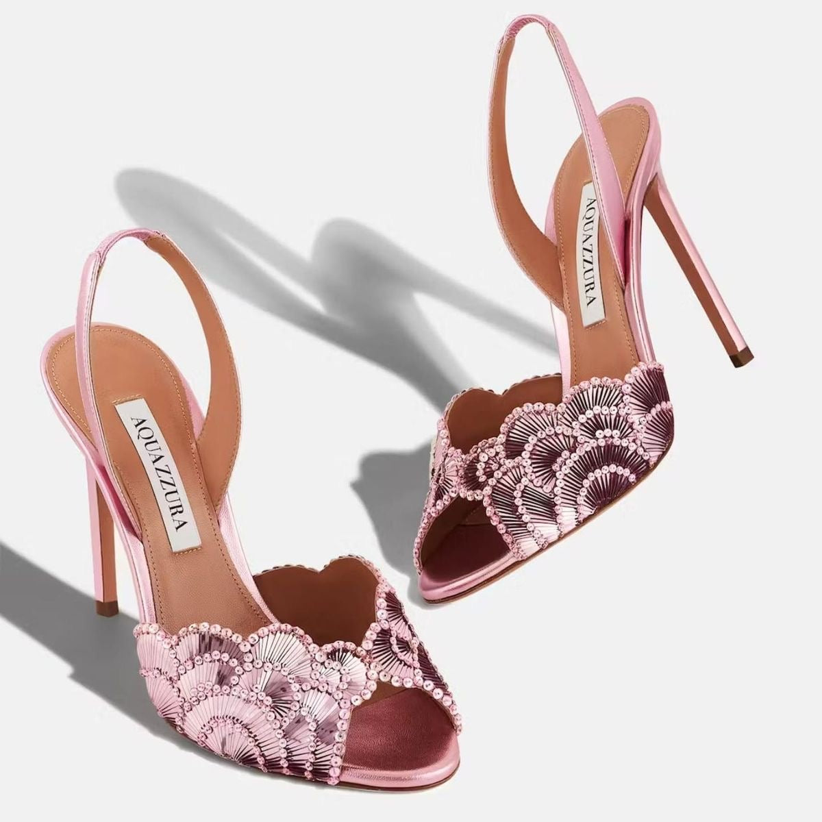 AQUA RIEMEN HEELS ROSA
