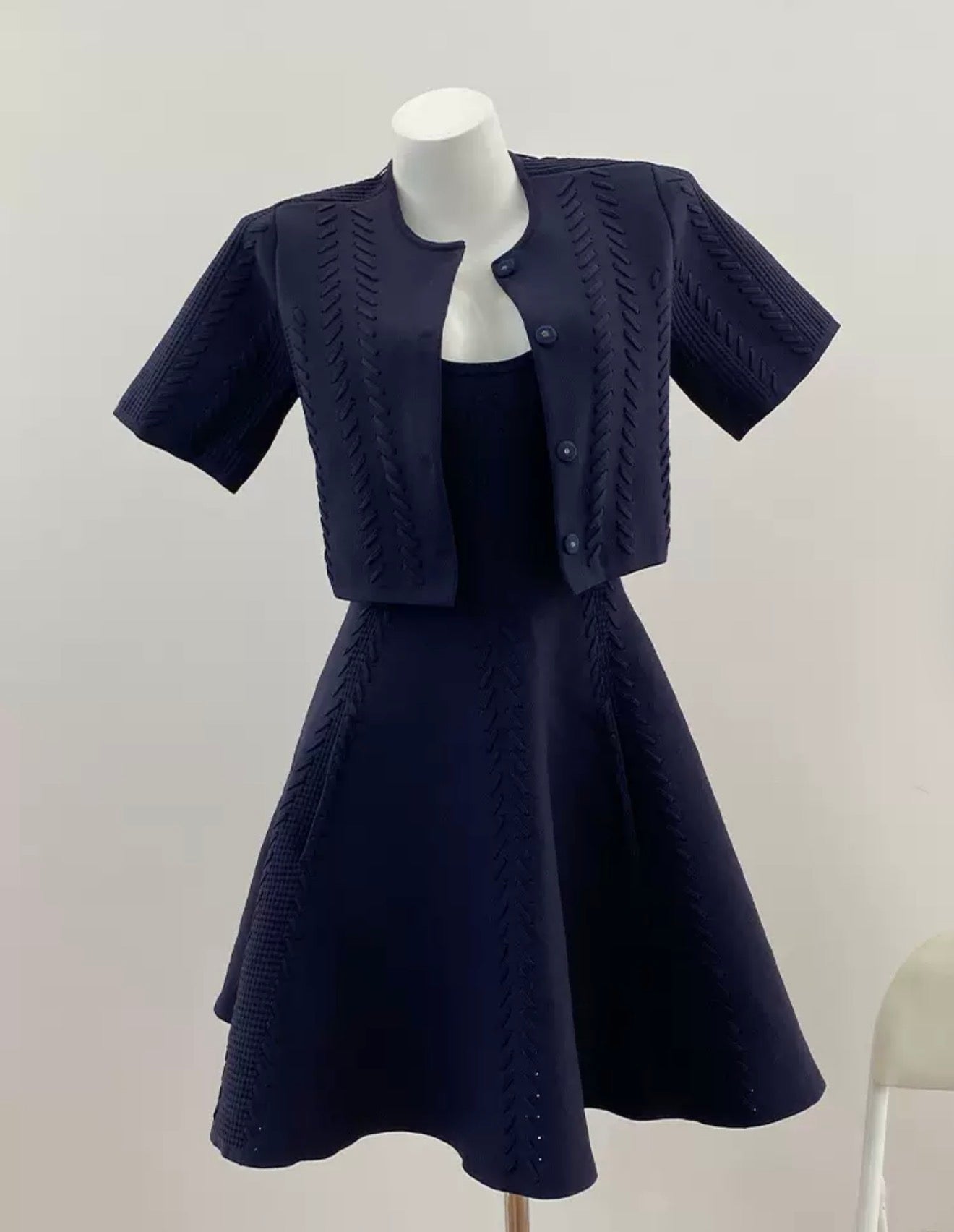 MAJE KLEID SET MARINE