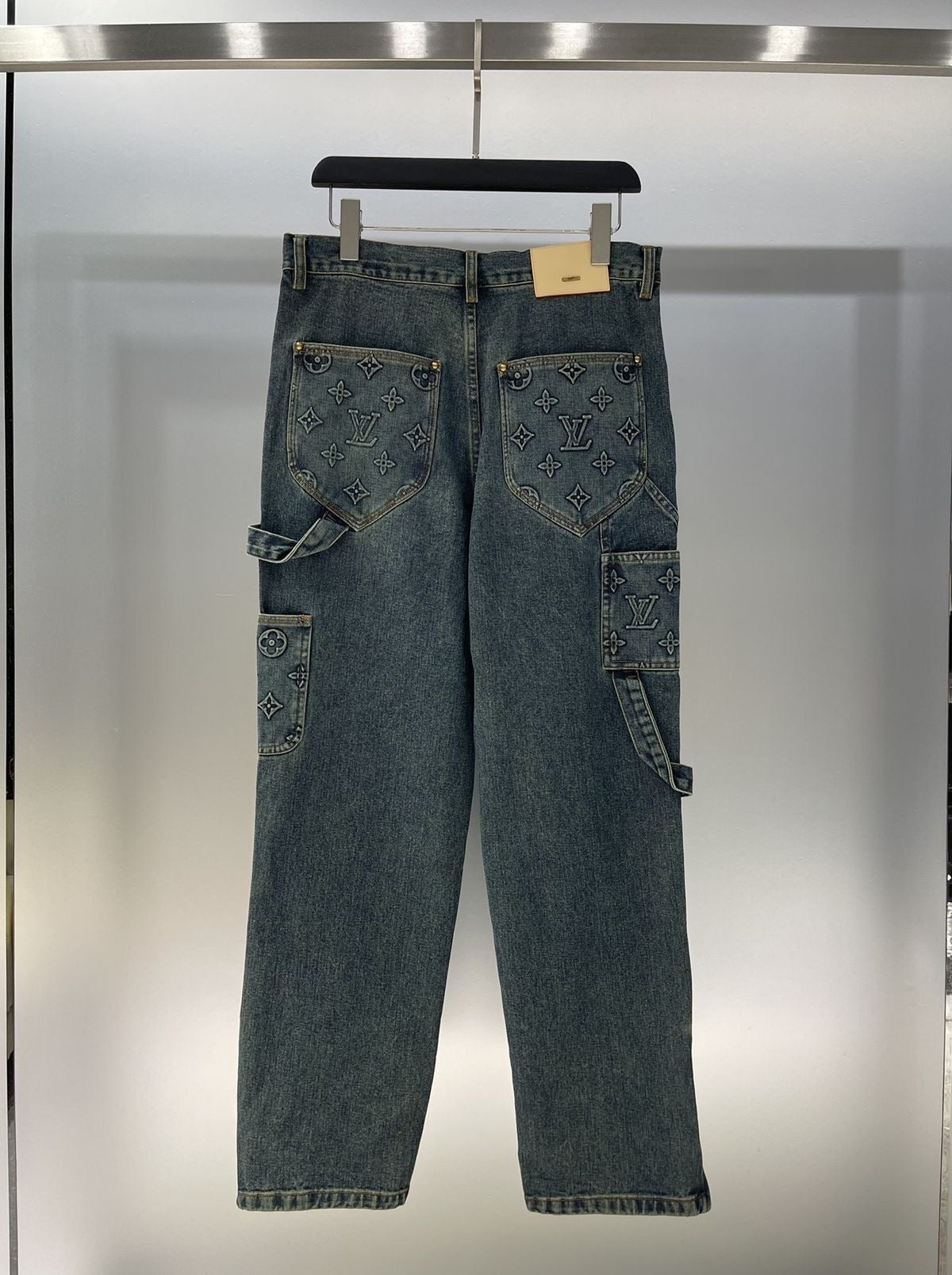 CARPENTER DENIM JEANS DUNKEL WASH