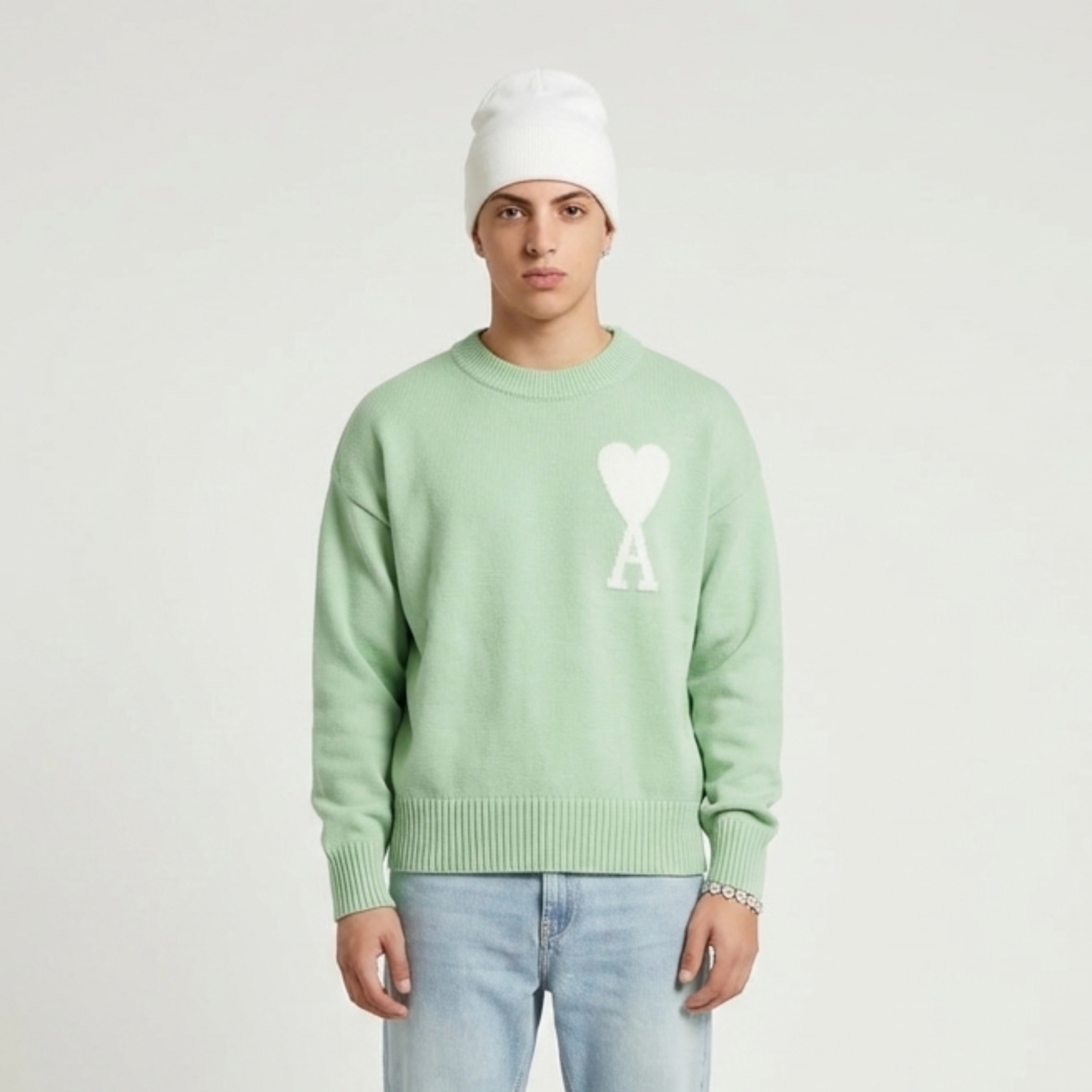 A - HEART SWEATER