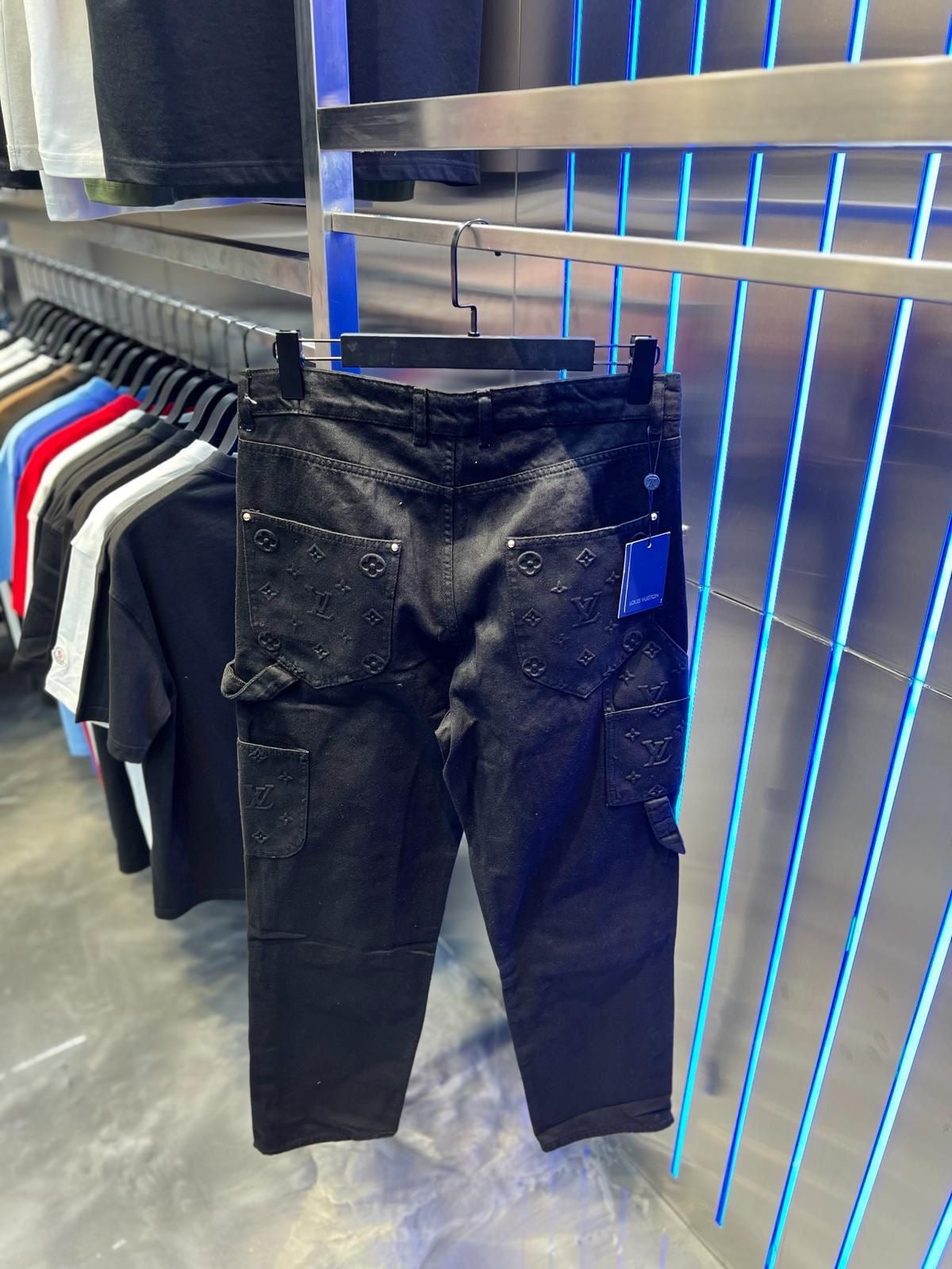 CARPENTER DENIM JEANS SCHWARZ