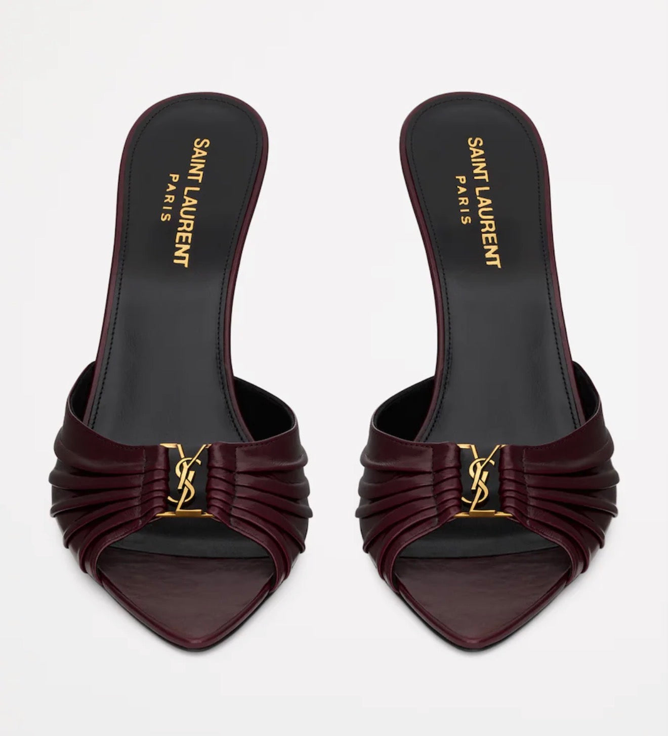 BORDEAUX LEDER HEELS