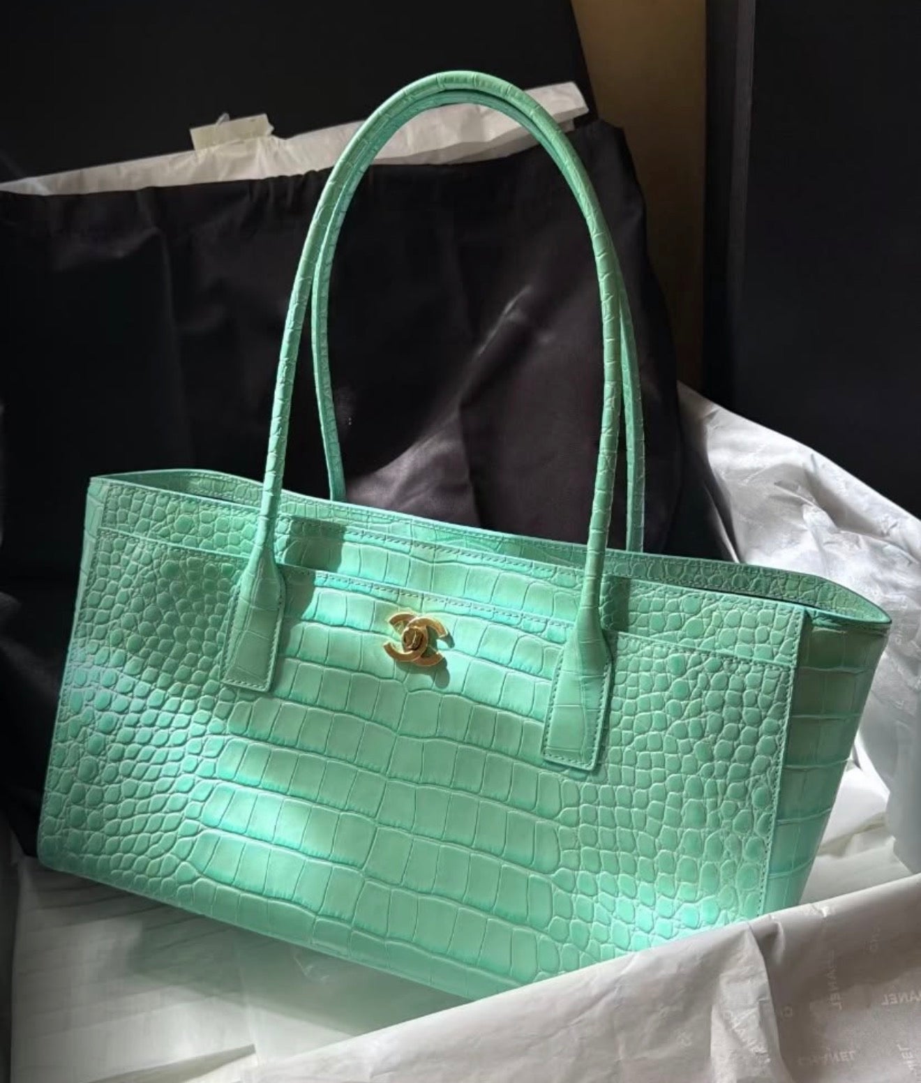 MINT KROKO TASCHE
