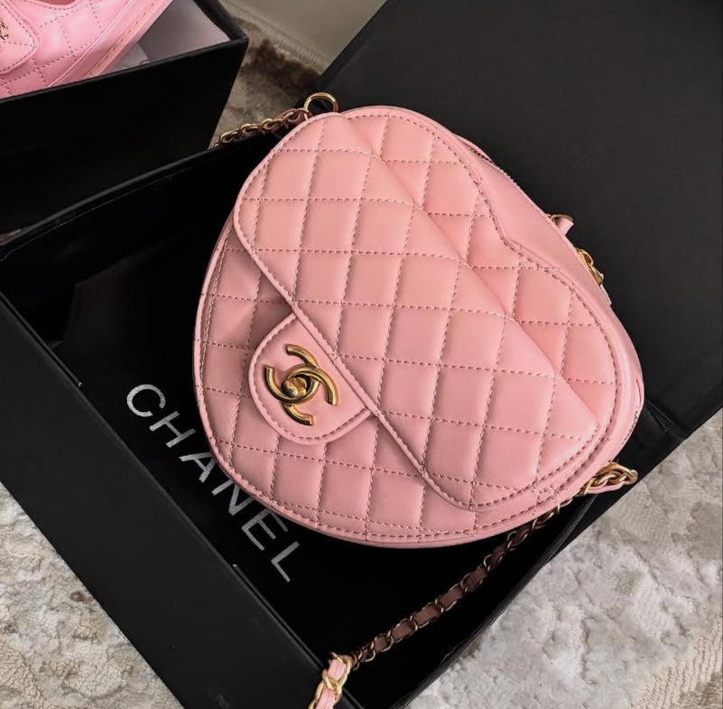Rosa Herz Tasche