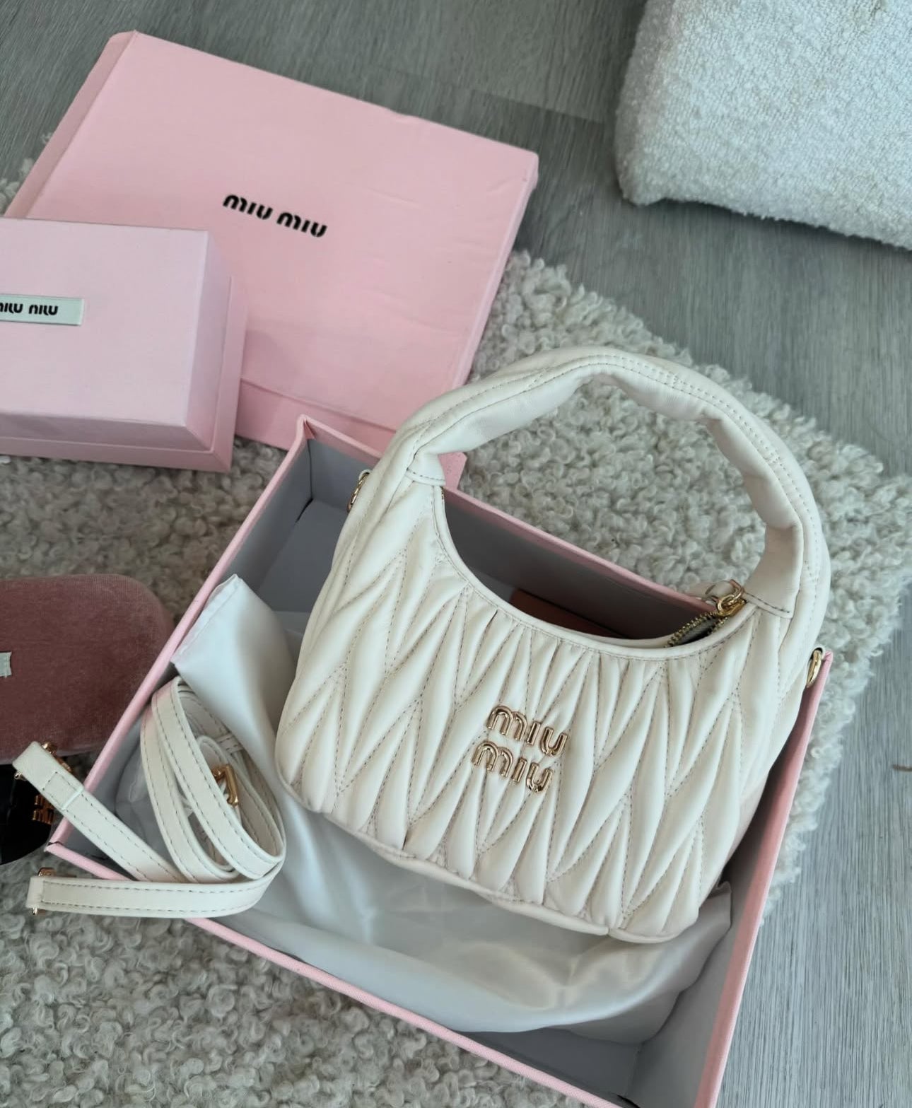 MIUE TASCHE WEISS