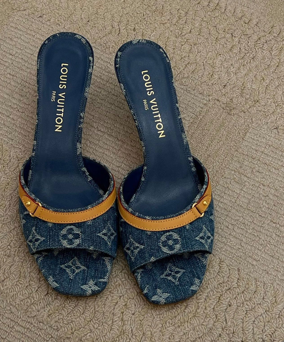 DUNKEL DENIM HEELS