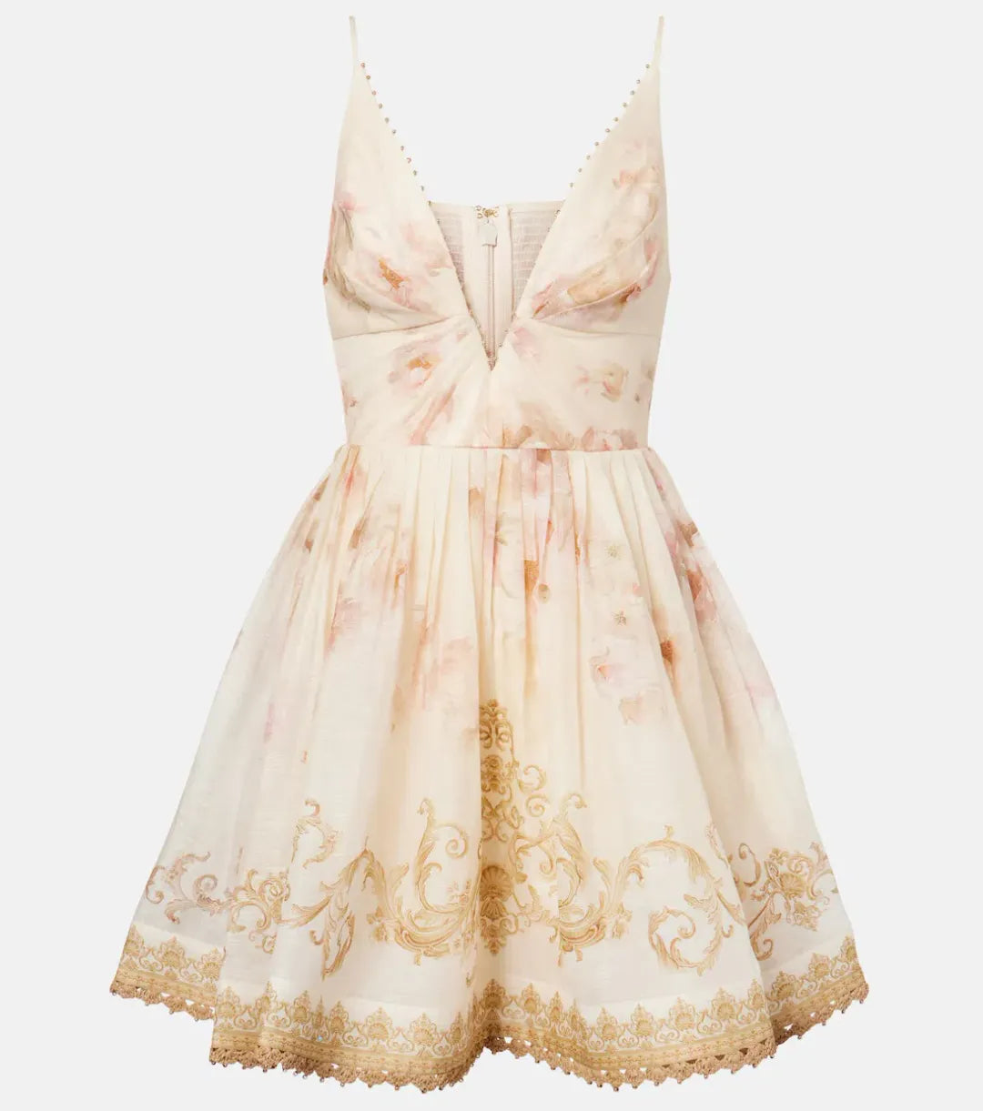 ZIMMER HYPNOTIC TRIMMED KLEID