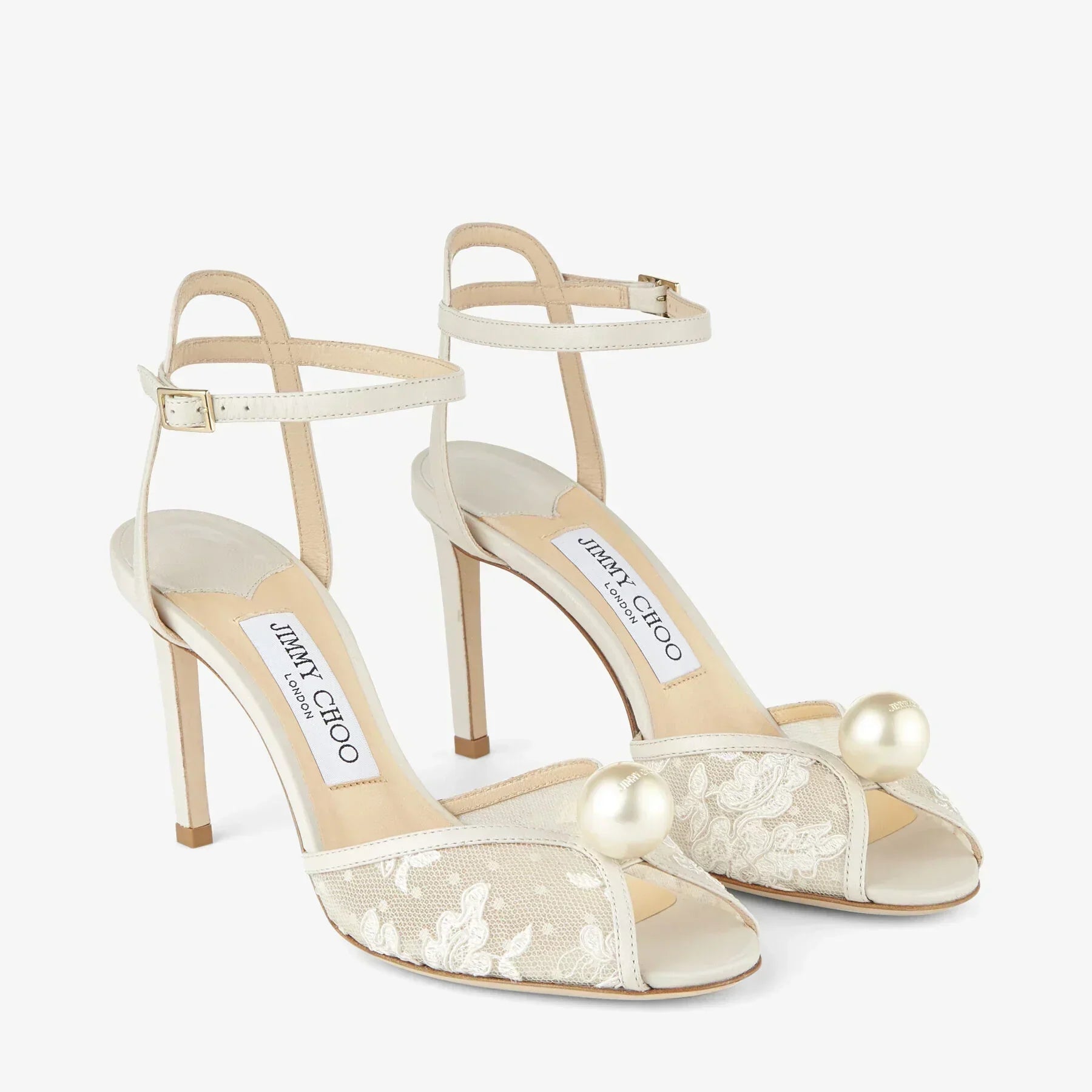 CHOO SPITZEN PERLEN HEELS