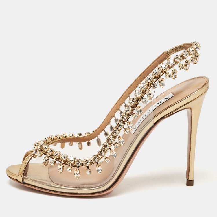 AQUA TEMPTATION HEELS GOLD