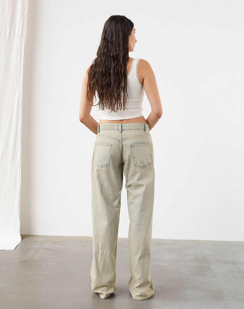 BIA Jeans mit niedriger Taille
