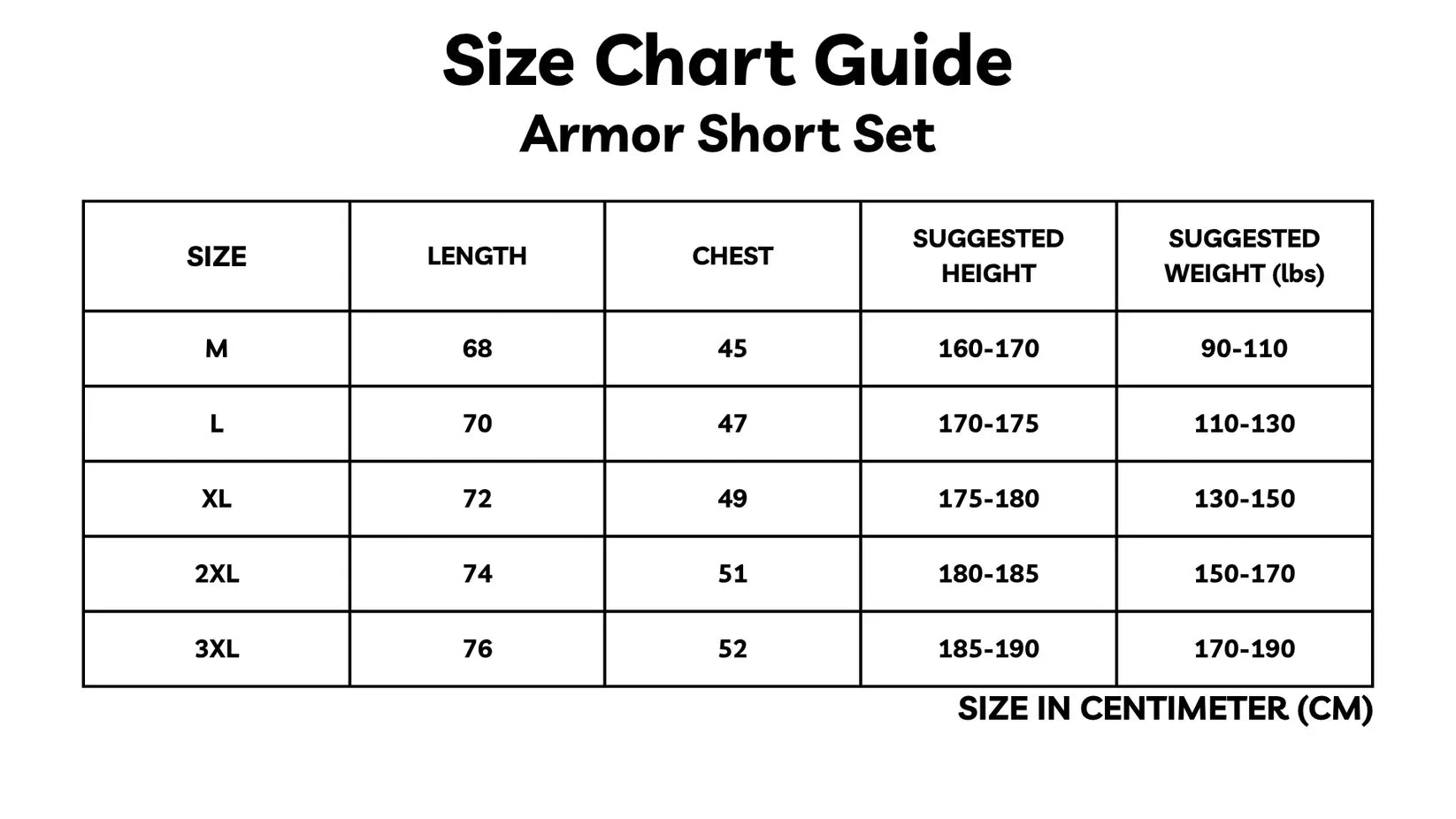 "Under Arm" Short Set