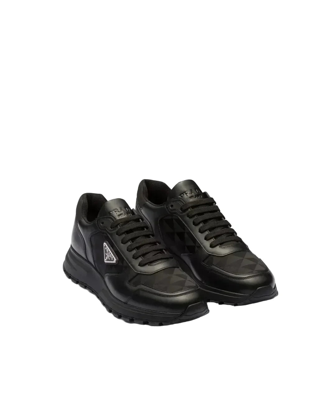 "PRDA" Leder-Nylon Sneaker