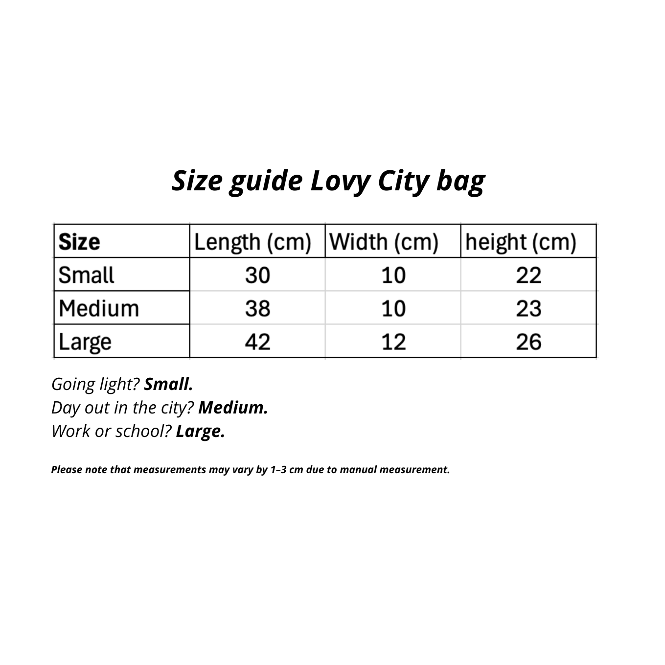 city bag M/L