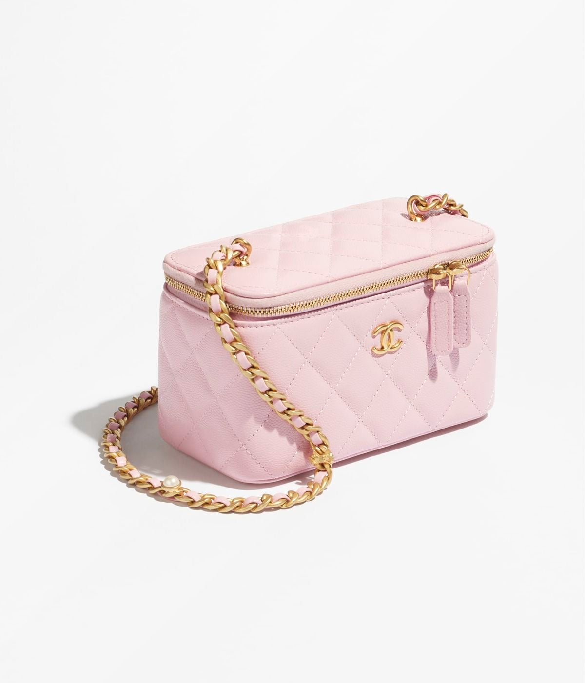 Hellrosa Vanity Tasche